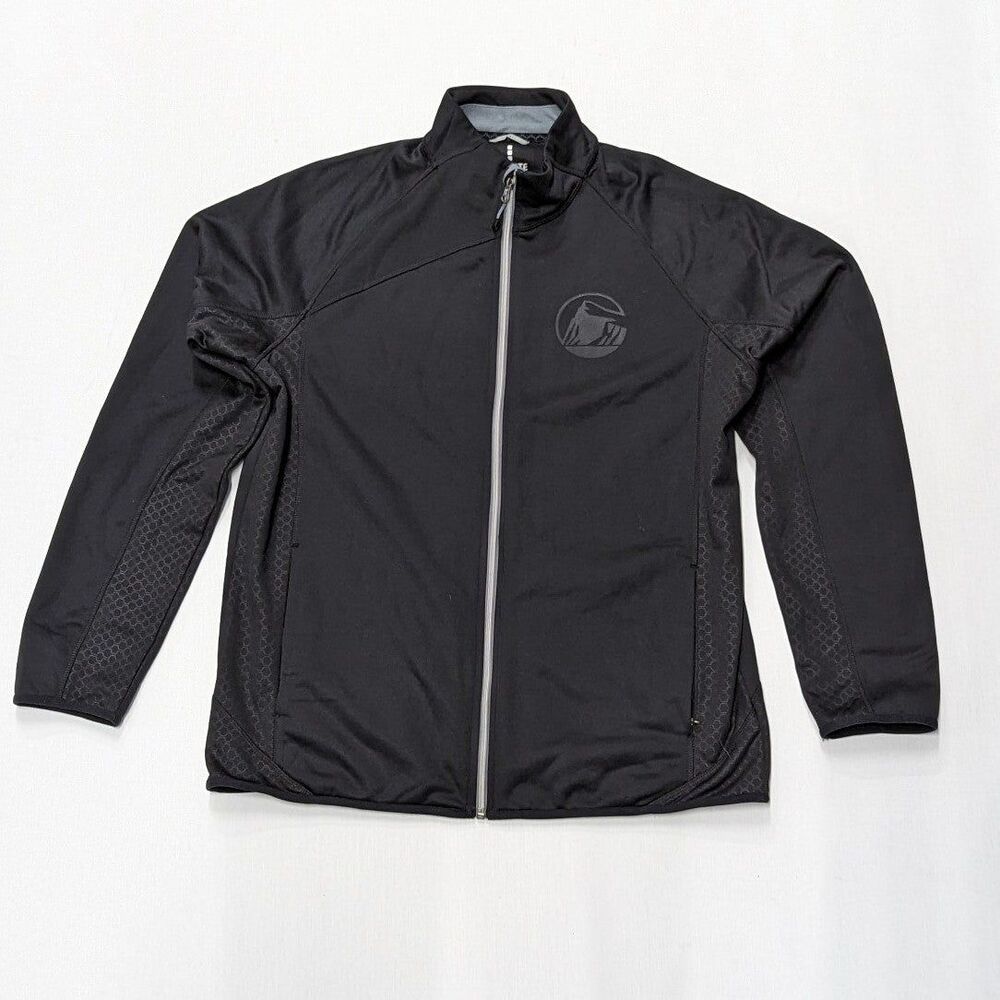 Elevate Sport Men's Large Black Athletic Zip-Up Jacket‎ Gorpcore Outdoors